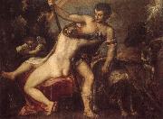 TIZIANO Vecellio Venus and Adonis oil painting picture wholesale